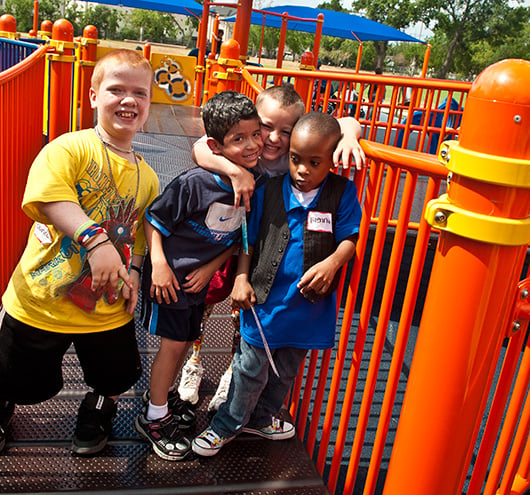 We are committed to proving inclusive playgrounds that welcome children and families of all abilities.