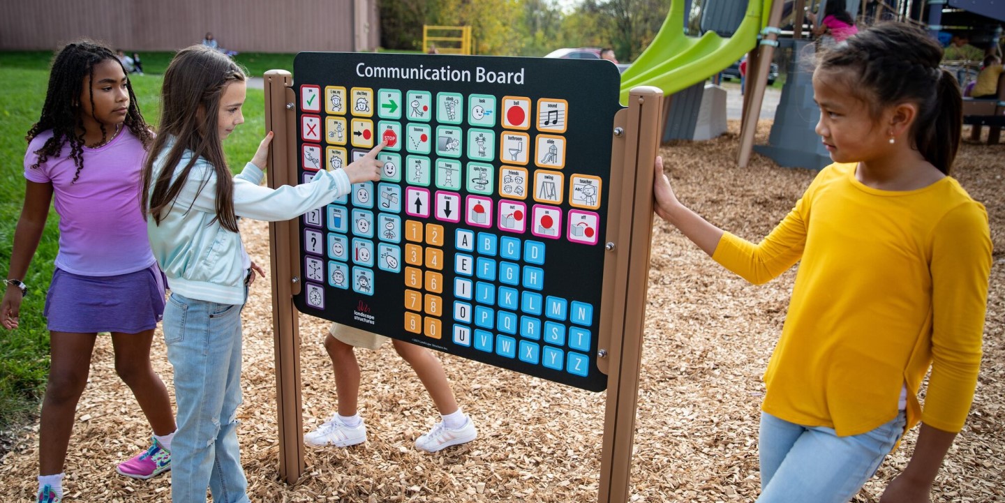 Enhance Communication on the Playground with the Symbol Communication Sign