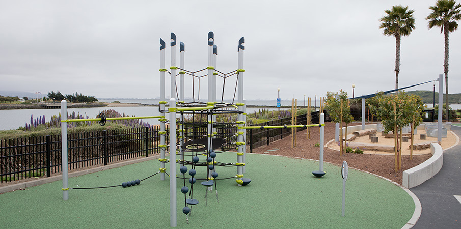 Benito Juarez Elementary - Two playgrounds for double the fun!