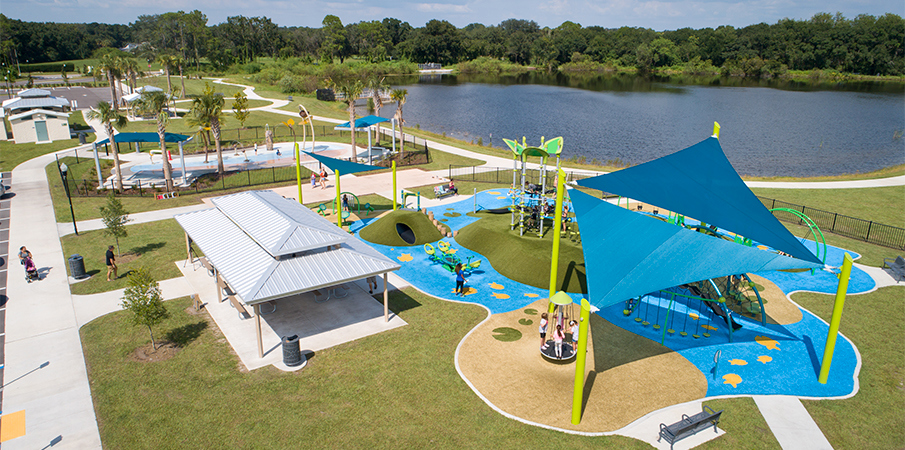 Carrollwood Village Park - Colorful Park Playground!