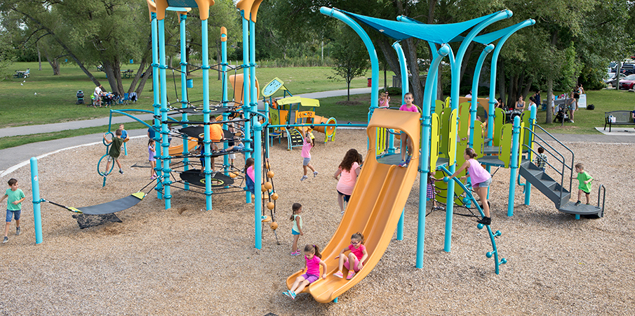 Innisfil Beach Park - Playground fun for all!