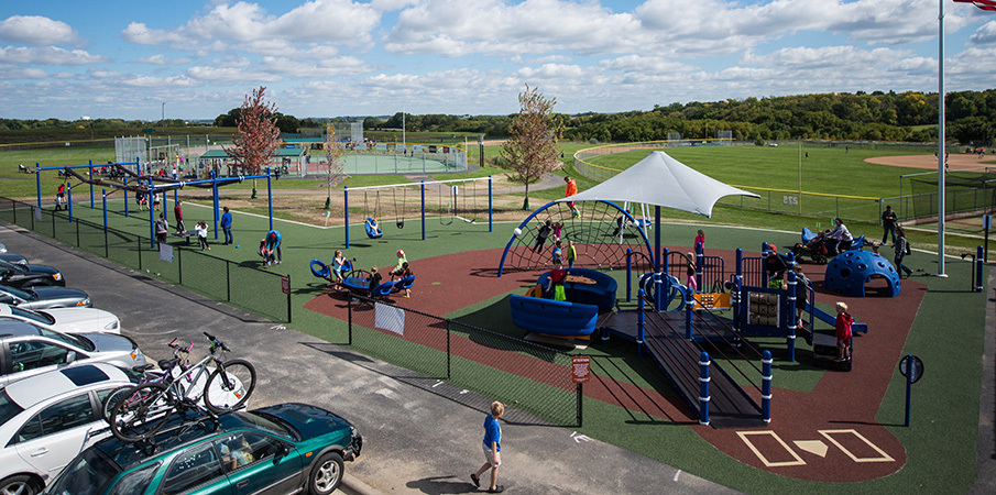 King Park - Inclusive Playground - Miracle League Ball Field