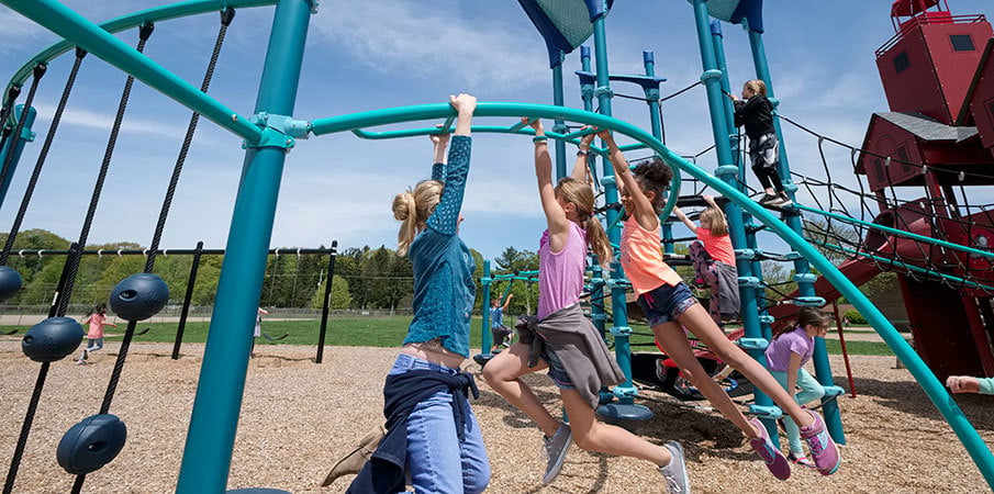 Lakewood Elementary School - Lighthouse-themed PlayBooster® playstructure