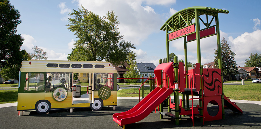 Martin Luther King, Jr. Park - Hammond, Indiana - MLK-themed Playground