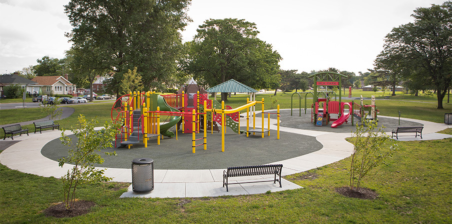 Martin Luther King, Jr. Park - Hammond, Indiana - MLK-themed Playground