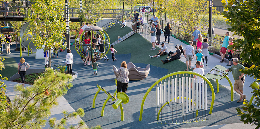 Promenade Park - Custom City Park Playground