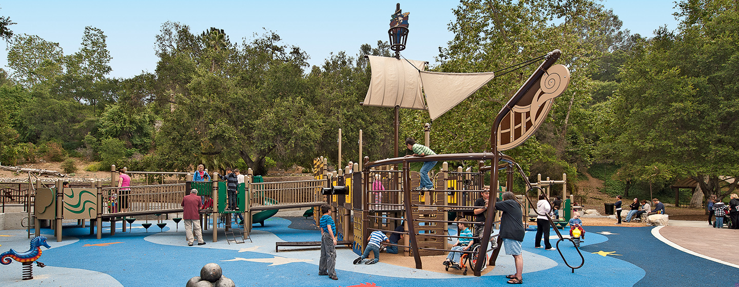 Reese's Retreat at Brookside Park - Pirate-Themed Inclusive Playground