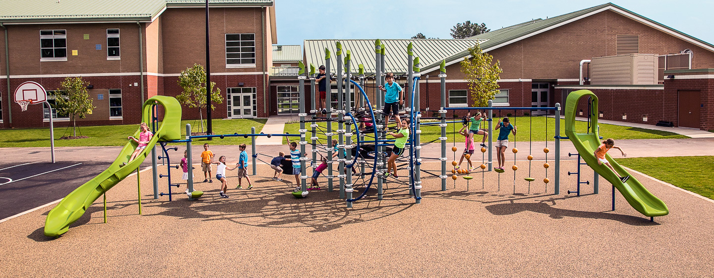 Richland Creek Elementary - School Playground - Futuristic Net Structure