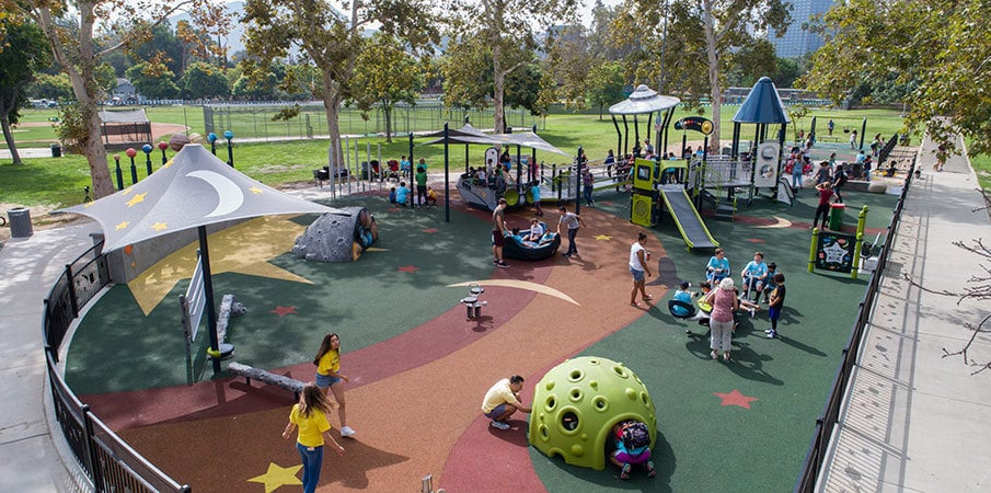 Rocket's Universe at Weddington Park - Inclusive Space-themed Playground