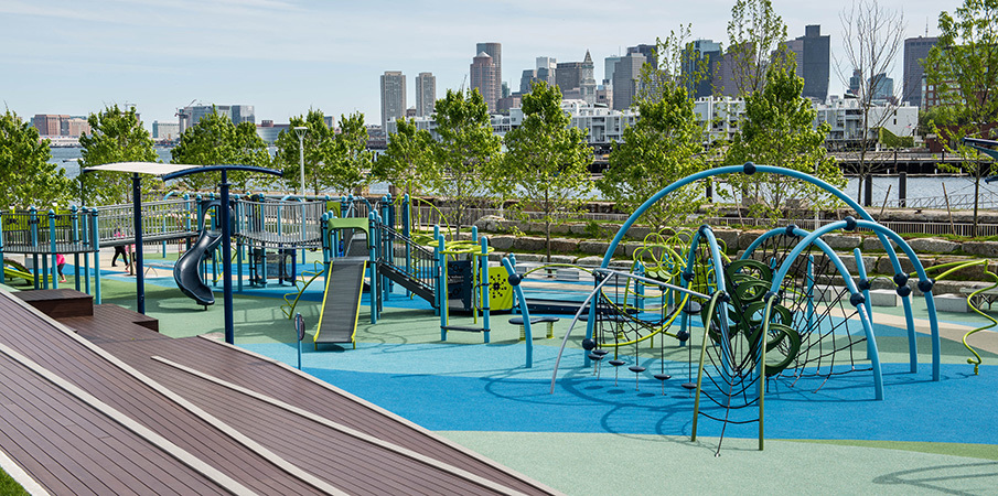 Mayor Thomas M. Menino Park - Inclusive Playground