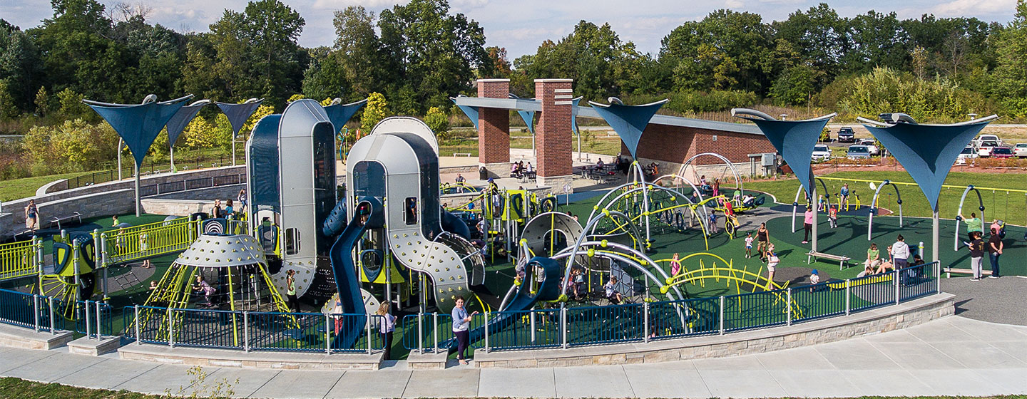 West Commons Playground at Central Park - Spectacular custom playground